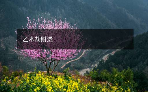 乙木劫財(cái)透