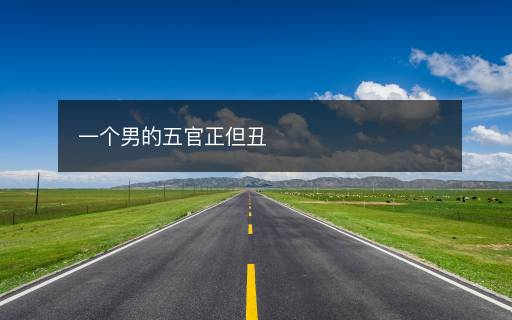 一個(gè)男的五官正但丑