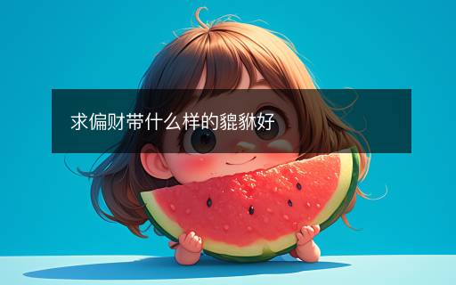 求偏財帶什么樣的貔貅好