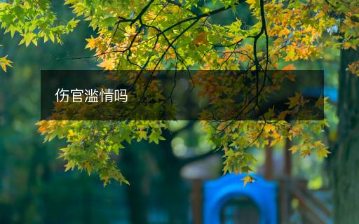 傷官濫情嗎