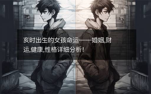 亥時出生的女孩命運(yùn)——婚姻,財運(yùn),健康,性格詳細(xì)分析！