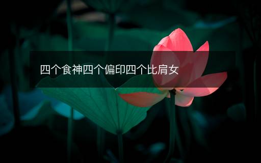 四個食神四個偏印四個比肩女