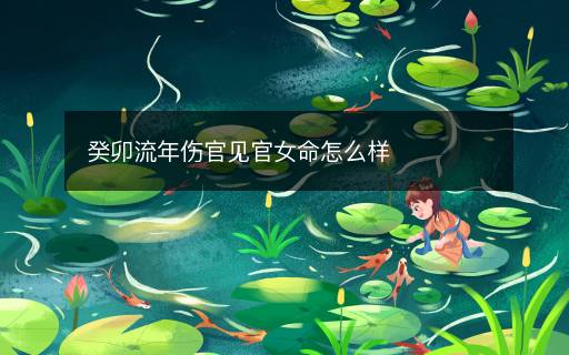 癸卯流年傷官見官女命怎么樣