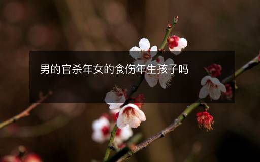 男的官殺年女的食傷年生孩子嗎