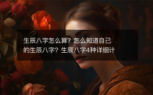 生辰八字怎么算？怎么知道自己的生辰八字？生辰八字4種詳細(xì)計(jì)算方法