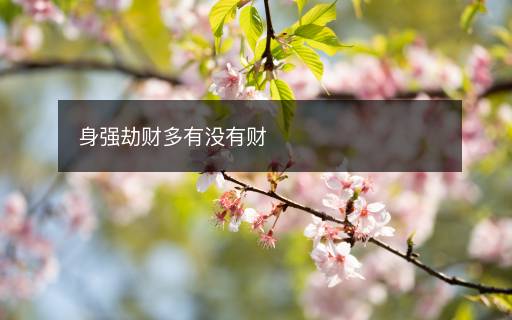 身強(qiáng)劫財(cái)多有沒(méi)有財(cái)