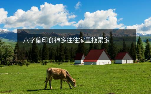 八字偏印食神多往往家里拖累多