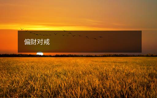 偏財對戒