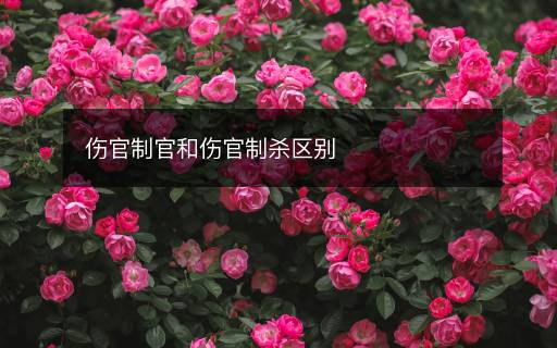 傷官制官和傷官制殺區(qū)別