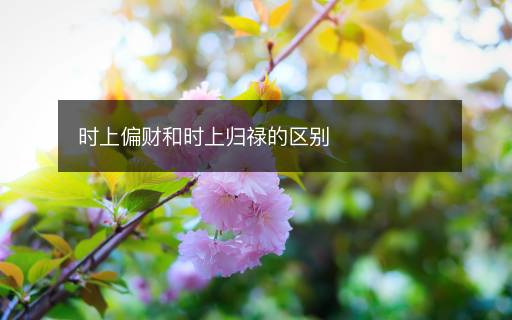 時(shí)上偏財(cái)和時(shí)上歸祿的區(qū)別