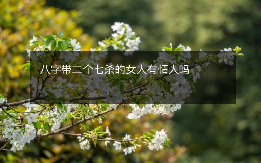 八字帶二個(gè)七殺的女人有情人嗎