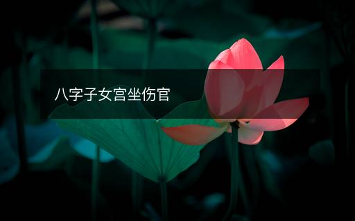 八字子女宮坐傷官