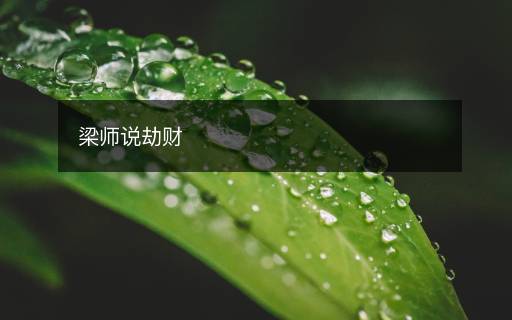 梁師說劫財