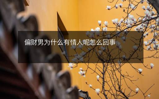 偏財(cái)男為什么有情人呢怎么回事