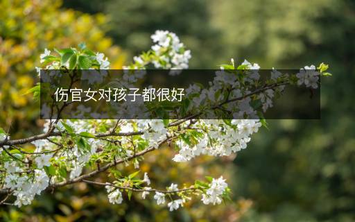 傷官女對孩子都很好