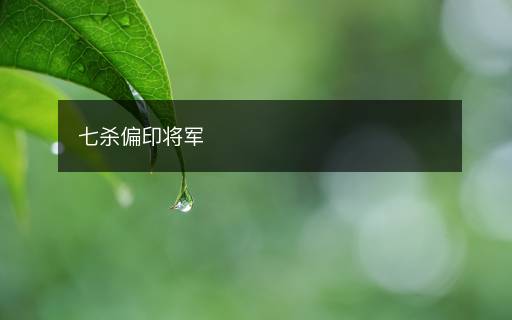 七殺偏印將軍