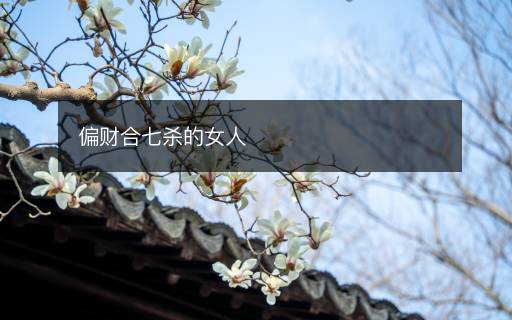 偏財合七殺的女人