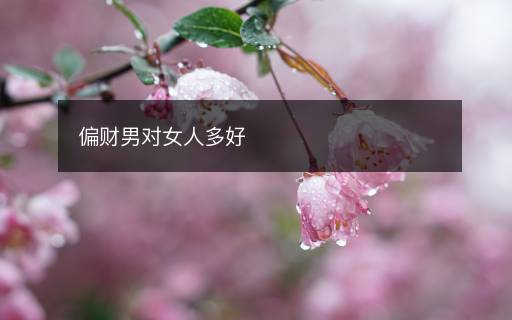 偏財(cái)男對(duì)女人多好