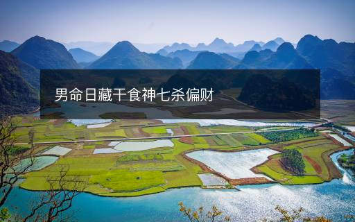 男命日藏干食神七殺偏財(cái)