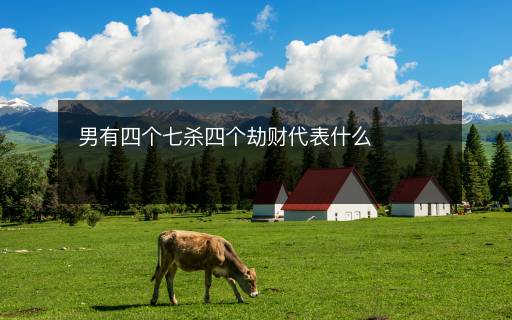 男有四個(gè)七殺四個(gè)劫財(cái)代表什么