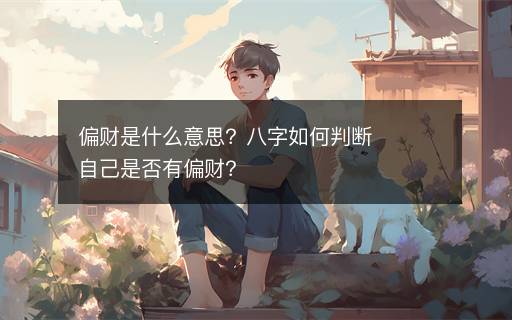 偏財(cái)是什么意思？八字如何判斷自己是否有偏財(cái)？