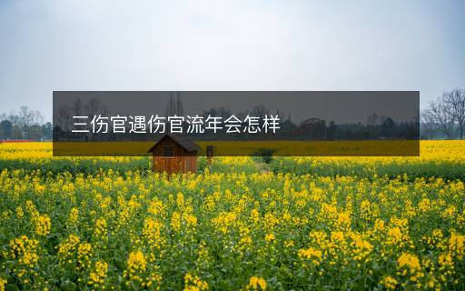 三傷官遇傷官流年會(huì)怎樣
