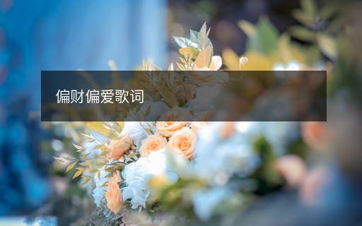 偏財(cái)偏愛(ài)歌詞
