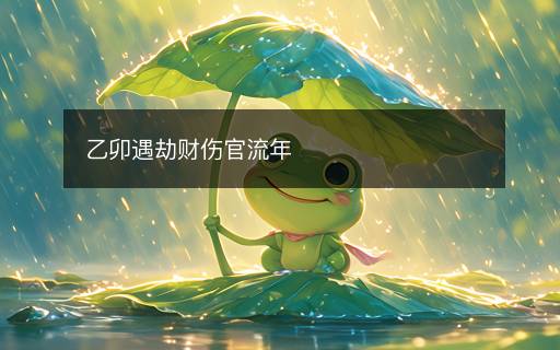 乙卯遇劫財(cái)傷官流年