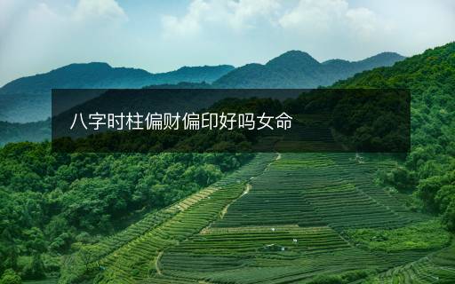 八字時柱偏財偏印好嗎女命