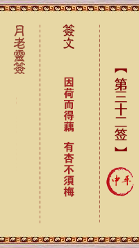 月老靈簽第32簽